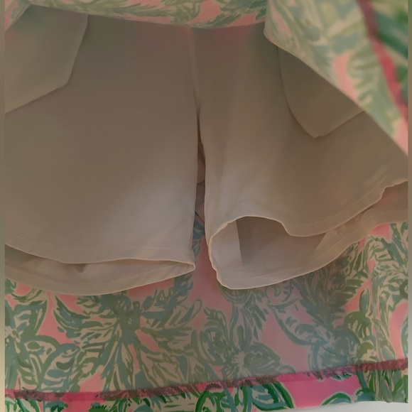 Lilly Pulitzer Pink and Green Floral Skirt - Picture 4 of 6